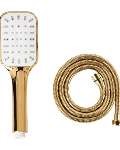 Kit doccia con soffione e flessibile AMAJA Oro