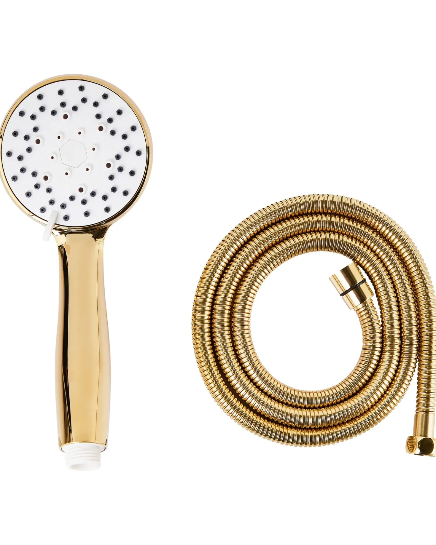 Kit doccia con soffione e flessibile MACAY 3 Funzioni Oro