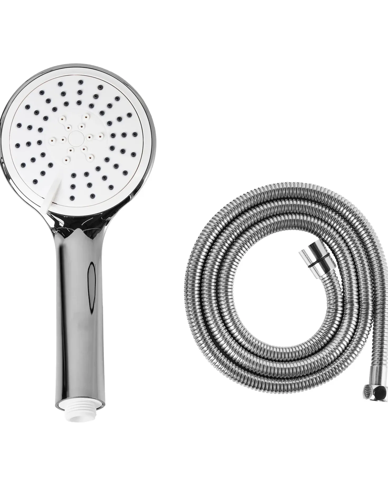Kit doccia con soffione e flessibile TUMPLE 3 Funzioni Argento