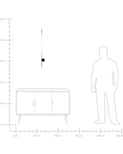Lampada da parete a LED INGENIO Metallo Oro