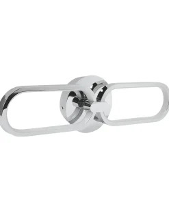Lampada da parete a LED KRANG Metallo Argento