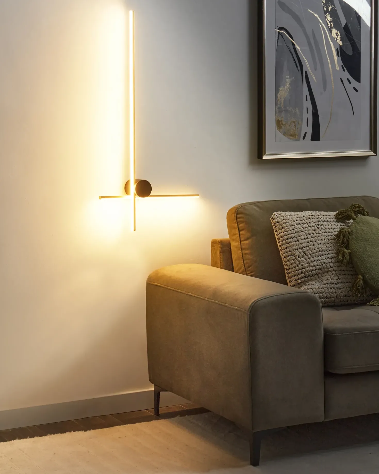 Lampada da parete a LED NUEVO Metallo Oro