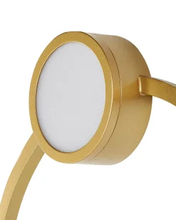 Lampada da parete a LED PONUGA Metallo Oro