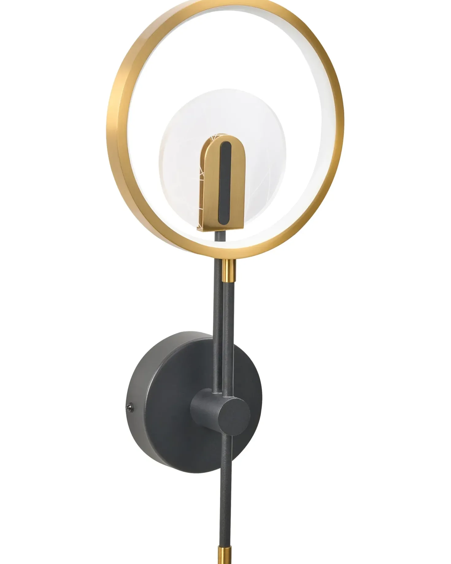 Lampada da parete a LED SAMBRE Metallo Oro Nero