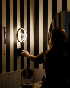 Lampada da parete a LED SAMBRE Metallo Oro Nero
