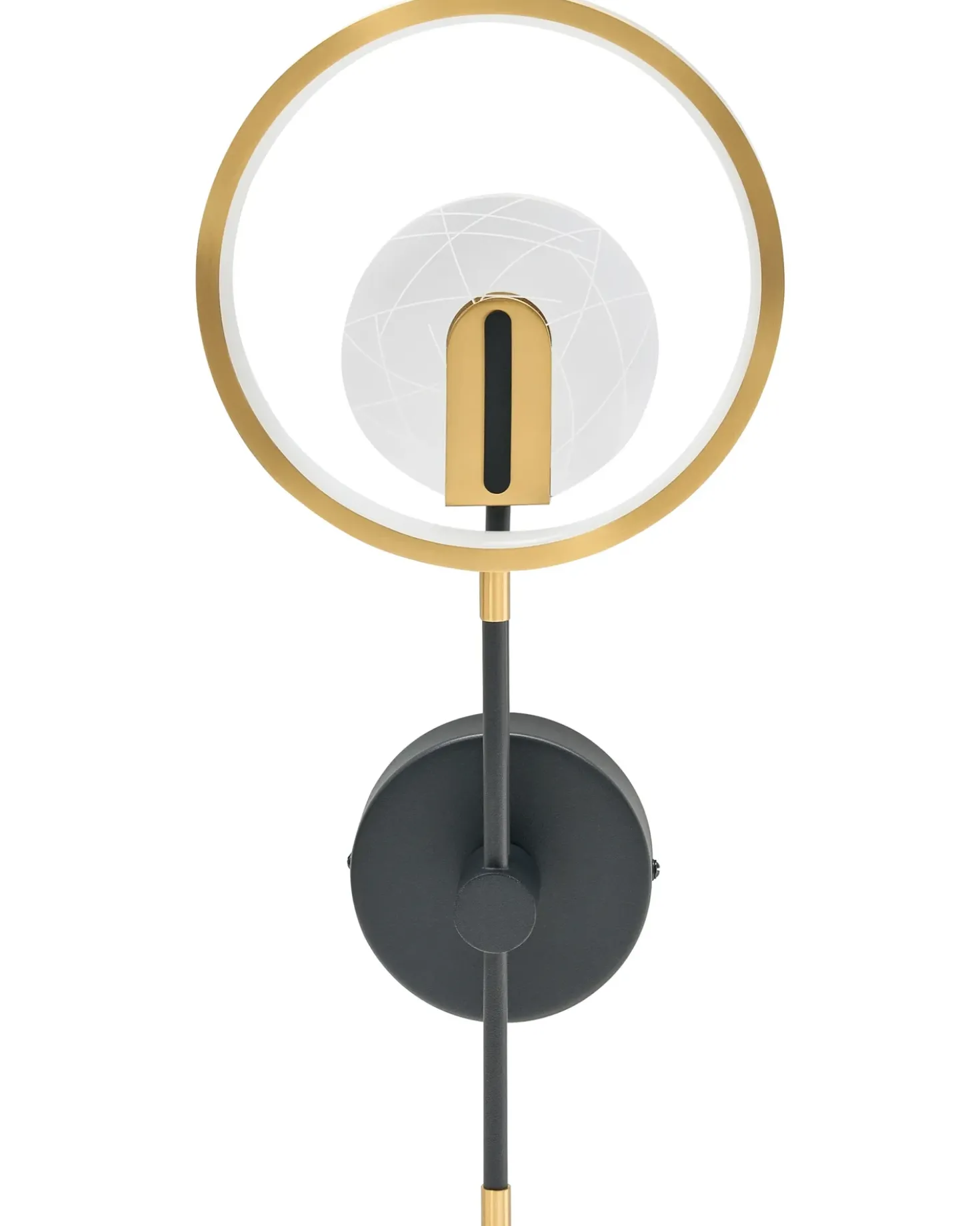 Lampada da parete a LED SAMBRE Metallo Oro Nero