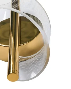 Lampada da parete a LED SARELA Metallo Oro