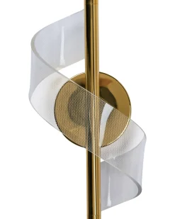 Lampada da parete a LED SARELA Metallo Oro