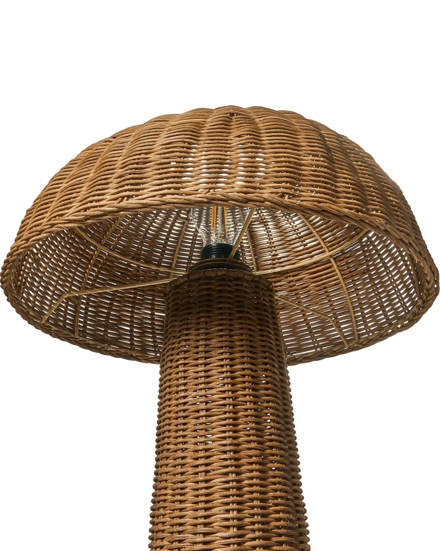 Lampada da pavimento ALERO Rattan Naturale