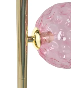 Lampada da pavimento ANADYR Vetro Rosa