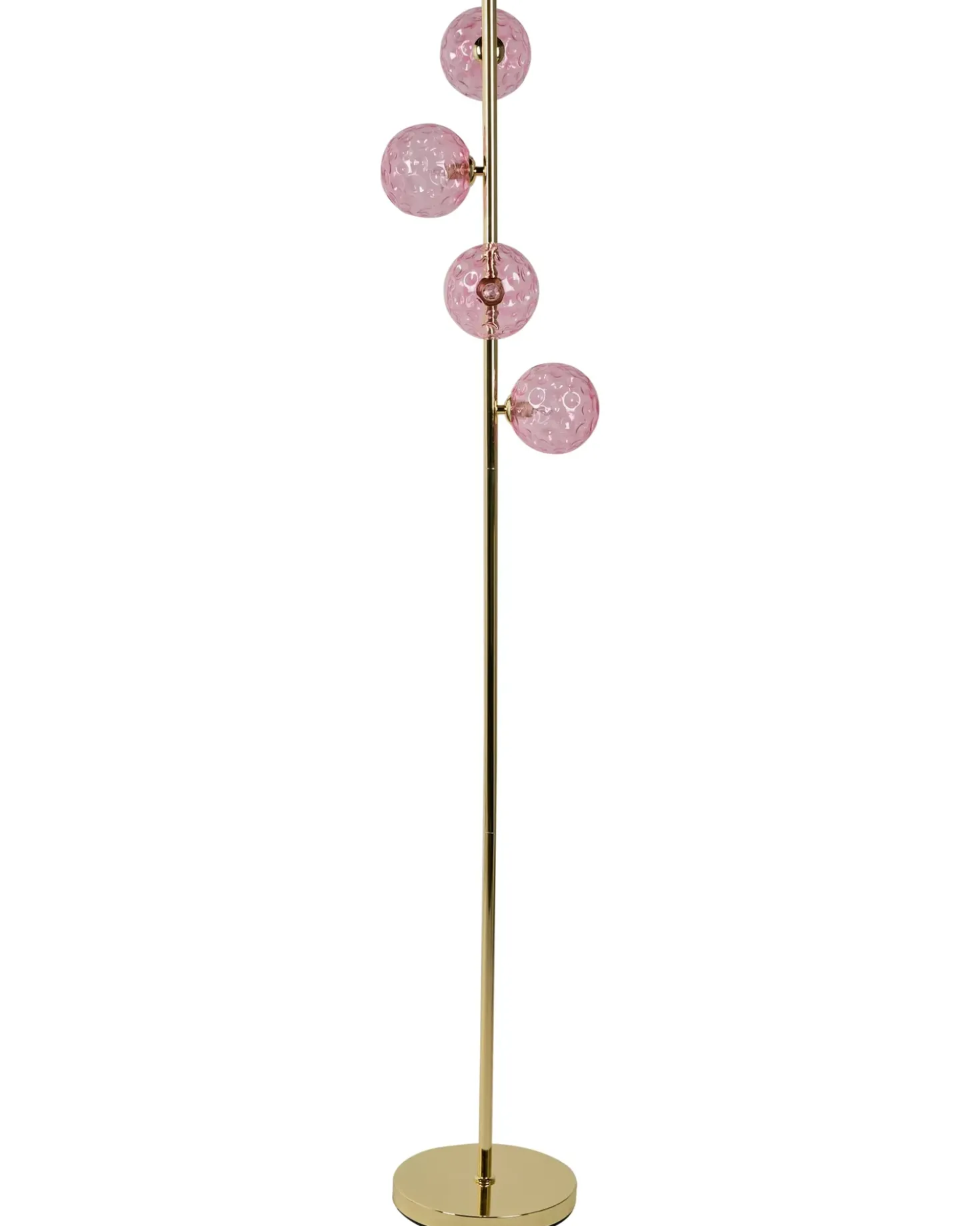 Lampada da pavimento ANADYR Vetro Rosa