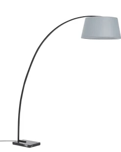 Lampada da pavimento BENUE Metallo Grigio