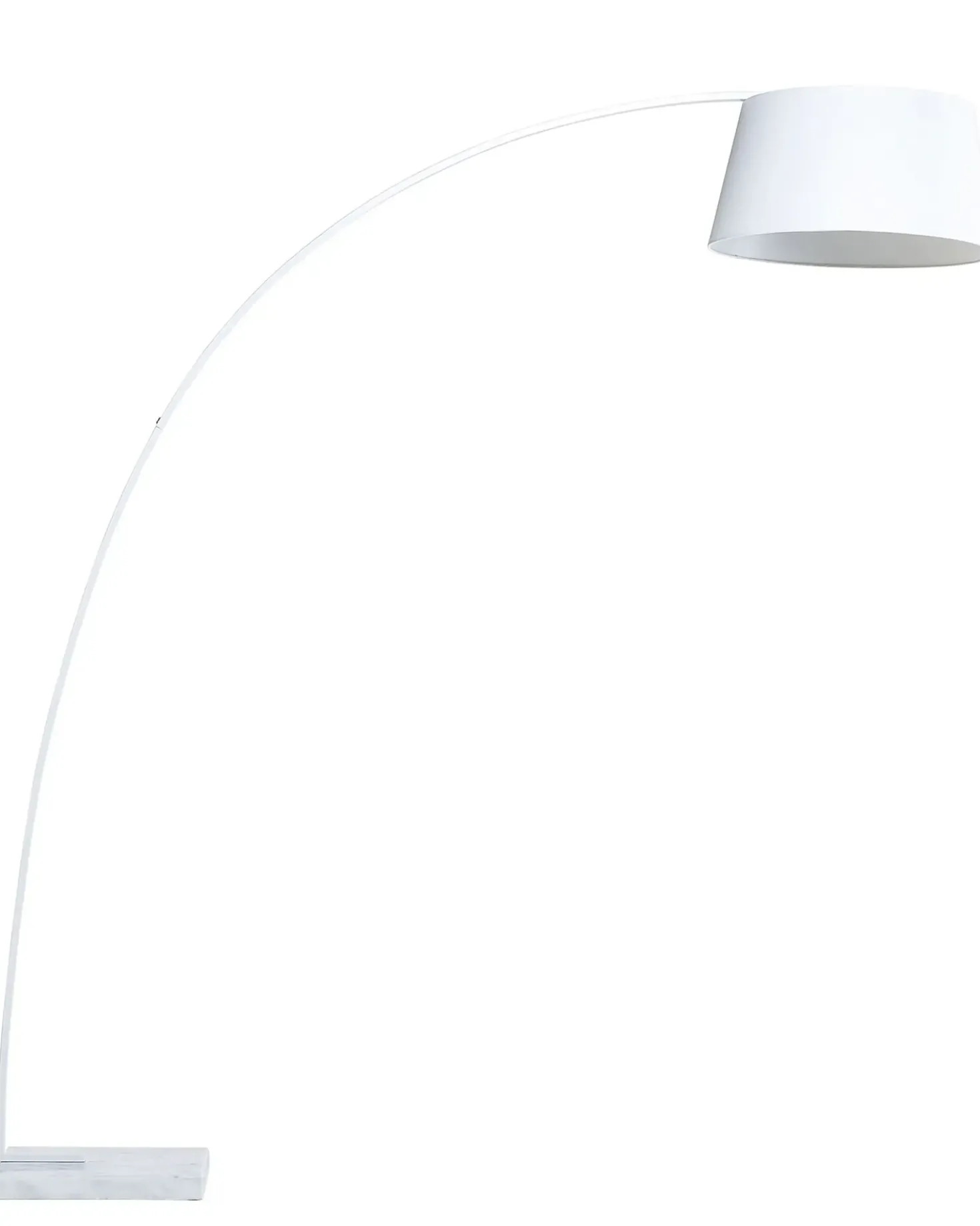 Lampada da pavimento BENUE Metallo Bianco