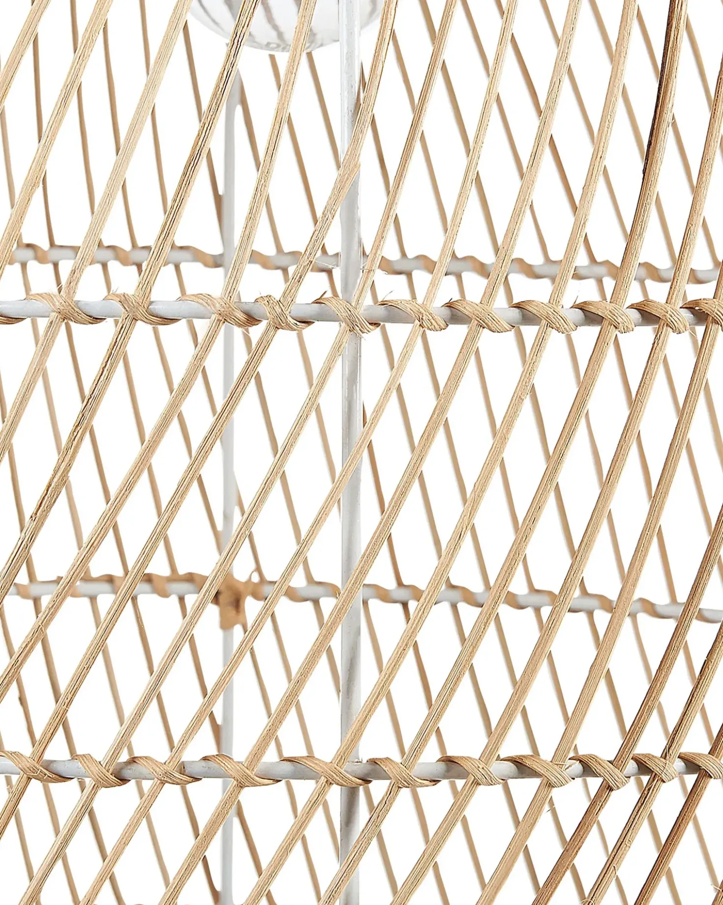 Lampada da pavimento BERNICA Rattan Naturale