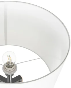 Lampada da pavimento BLUFF Legno di pino Bianco