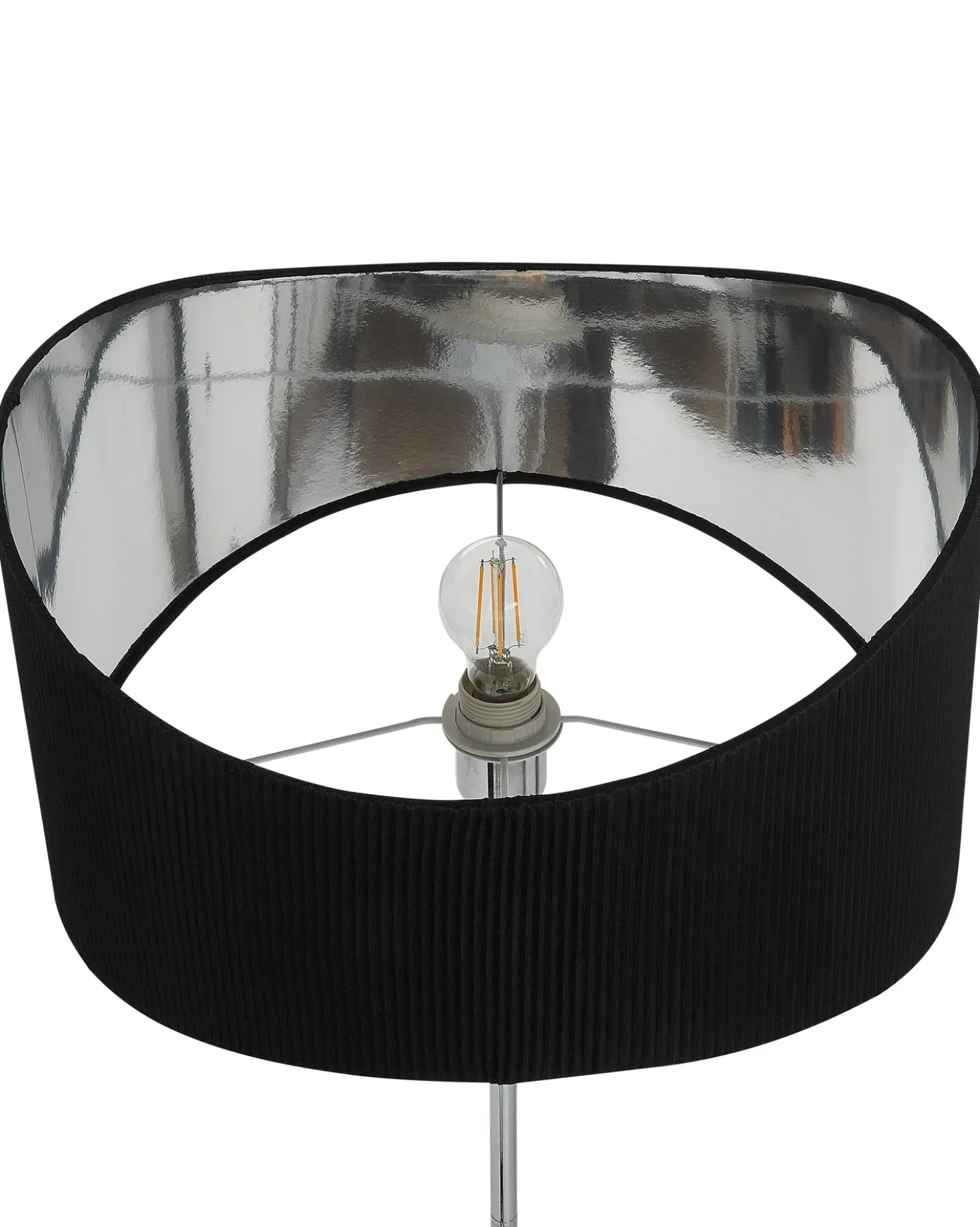 Lampada da pavimento CALVILLO Metallo Argento