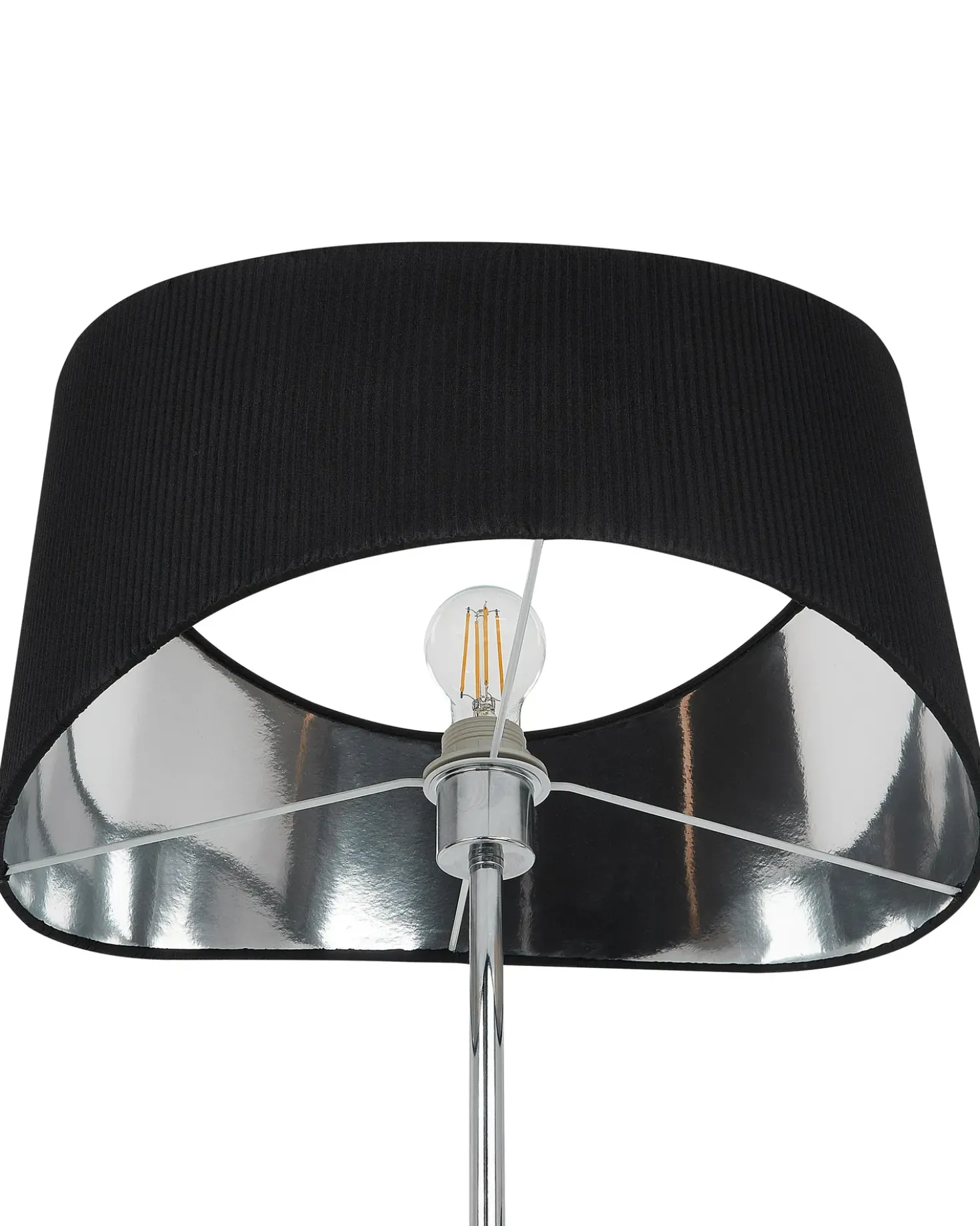 Lampada da pavimento CALVILLO Metallo Argento