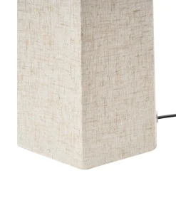 Lampada da pavimento DEMBI Lino sintetico Beige chiaro