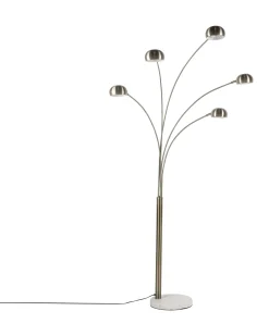 Lampada da pavimento FLINDERS Regolabile Metallo Oro