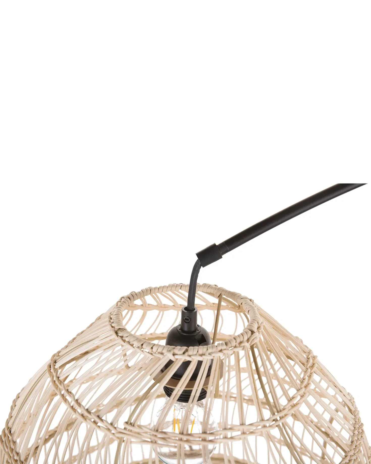 Lampada da pavimento GUAVIARE Rattan Beige