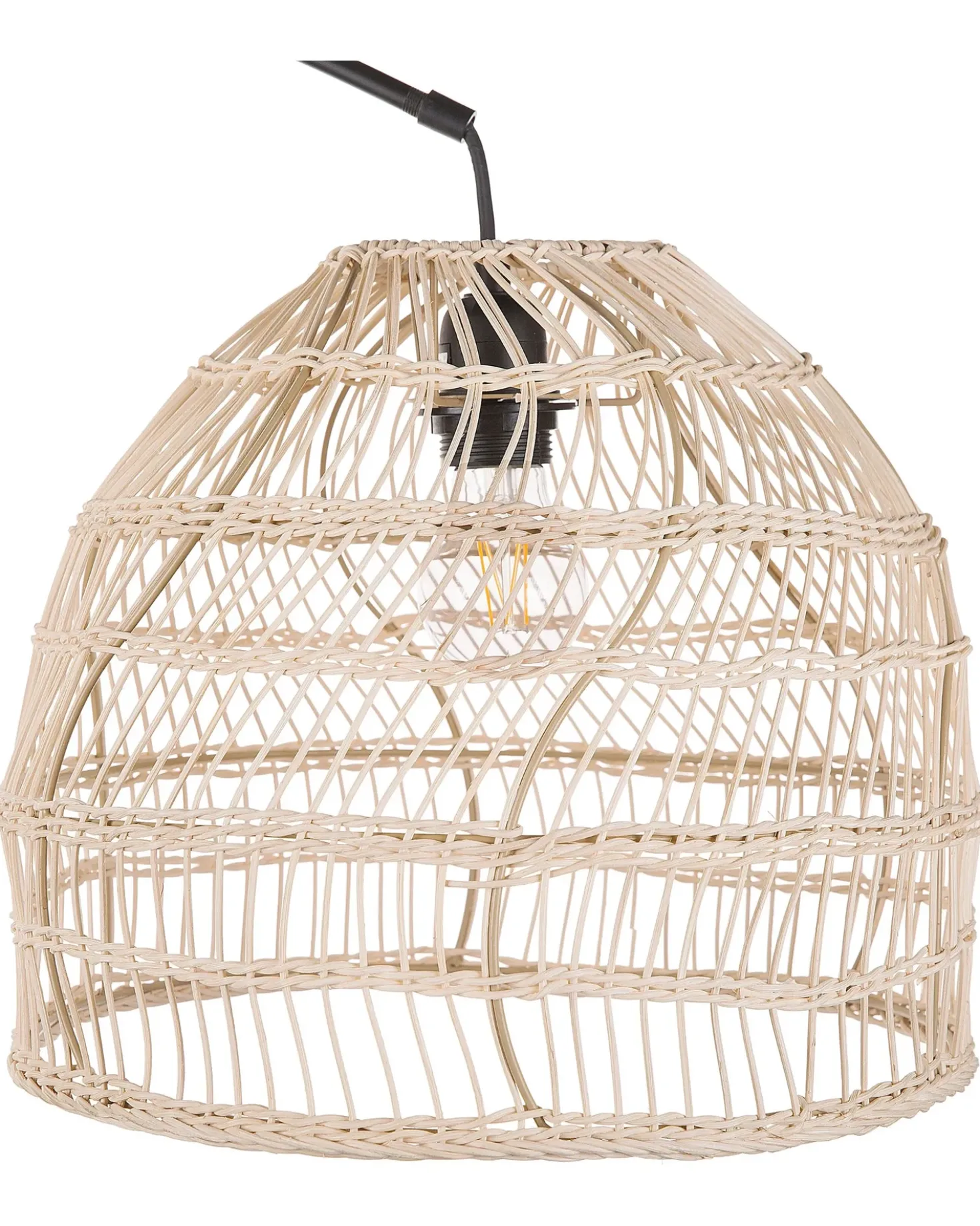 Lampada da pavimento GUAVIARE Rattan Beige