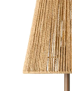 Lampada da pavimento HANGER Metallo Marrone