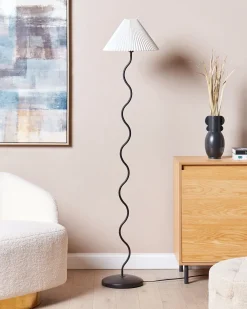 Lampada da pavimento JIKAWO Metallo Nero
