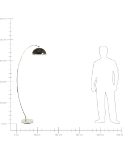 Lampada da pavimento KAMA Metallo Oro