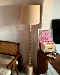 Lampada da pavimento KRIOS Metallo Marrone chiaro