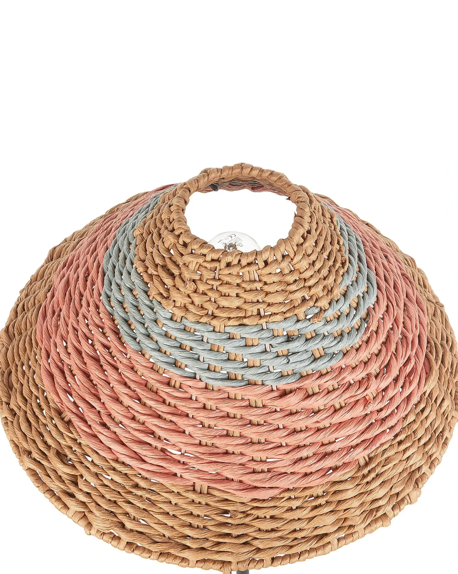 Lampada da pavimento KYOGA Corda di carta Beige