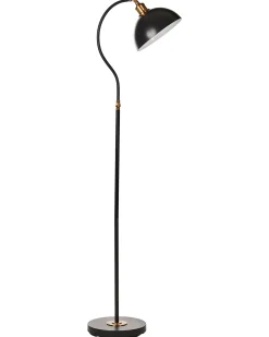Lampada da pavimento LENNON Regolabile Metallo Nero