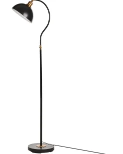 Lampada da pavimento LENNON Regolabile Metallo Nero