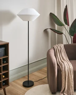 Lampada da pavimento MAKETSI Metallo Nero