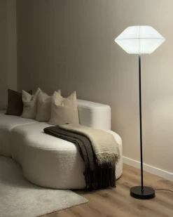 Lampada da pavimento MAKETSI Metallo Nero