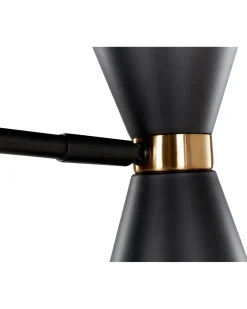 Lampada da pavimento MELAWI Metallo Nero