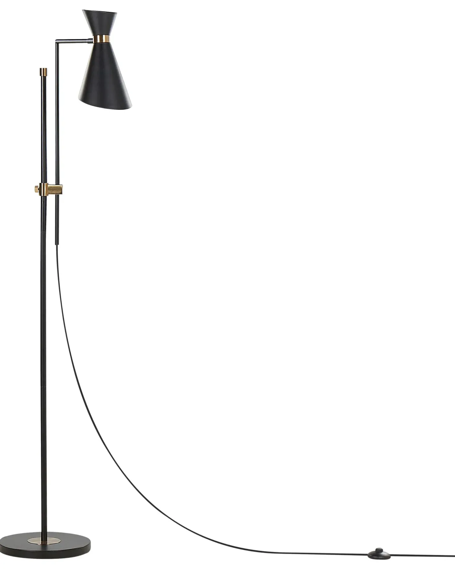Lampada da pavimento MELAWI Metallo Nero