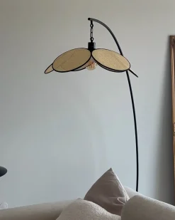 Lampada da pavimento MERRICA Metallo Nero