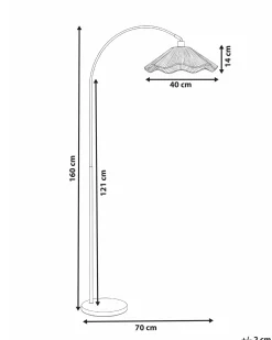 Lampada da pavimento MIGORI Carta Naturale