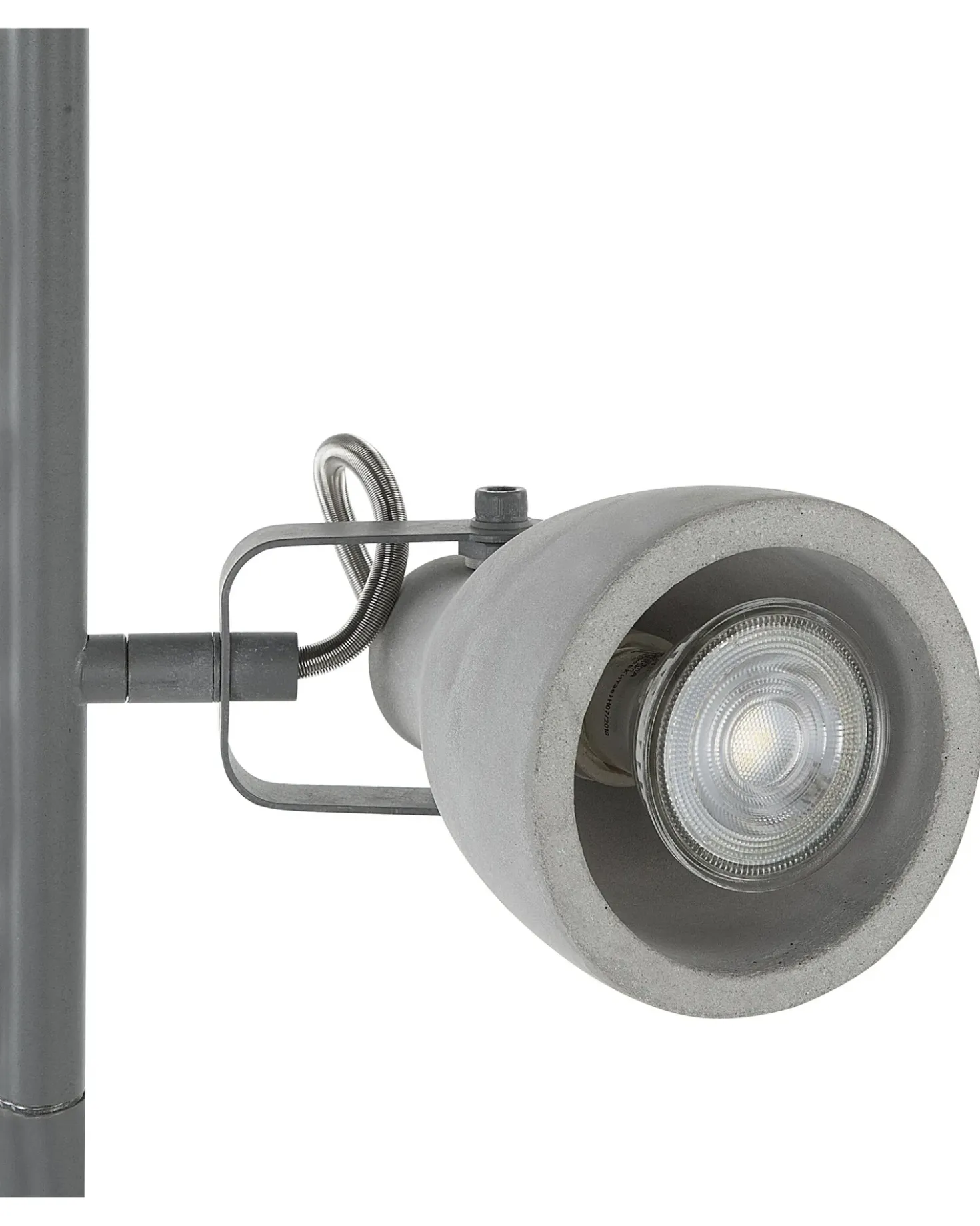 Lampada da pavimento MISTAGO Regolabile Cemento Grigio