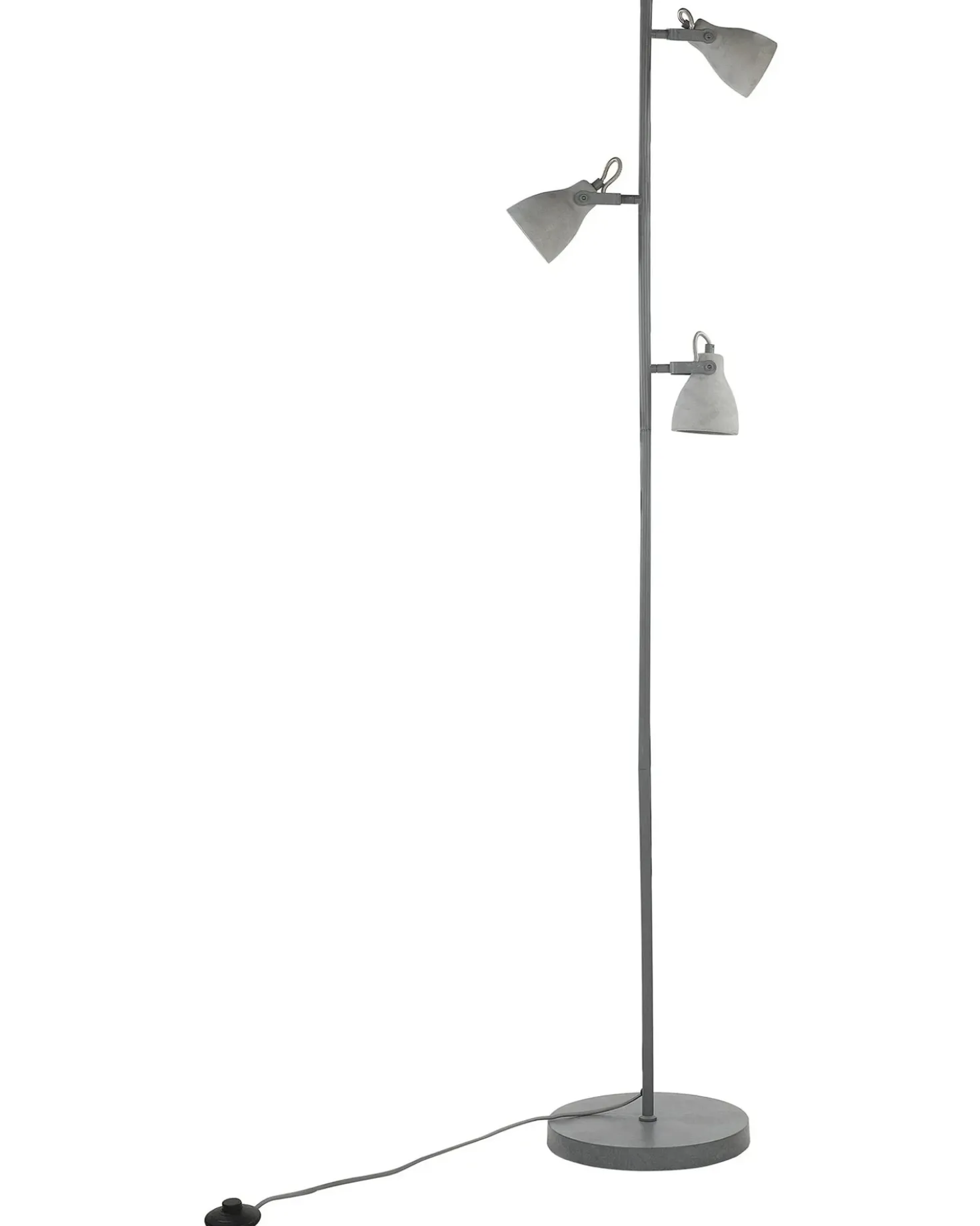 Lampada da pavimento MISTAGO Regolabile Cemento Grigio