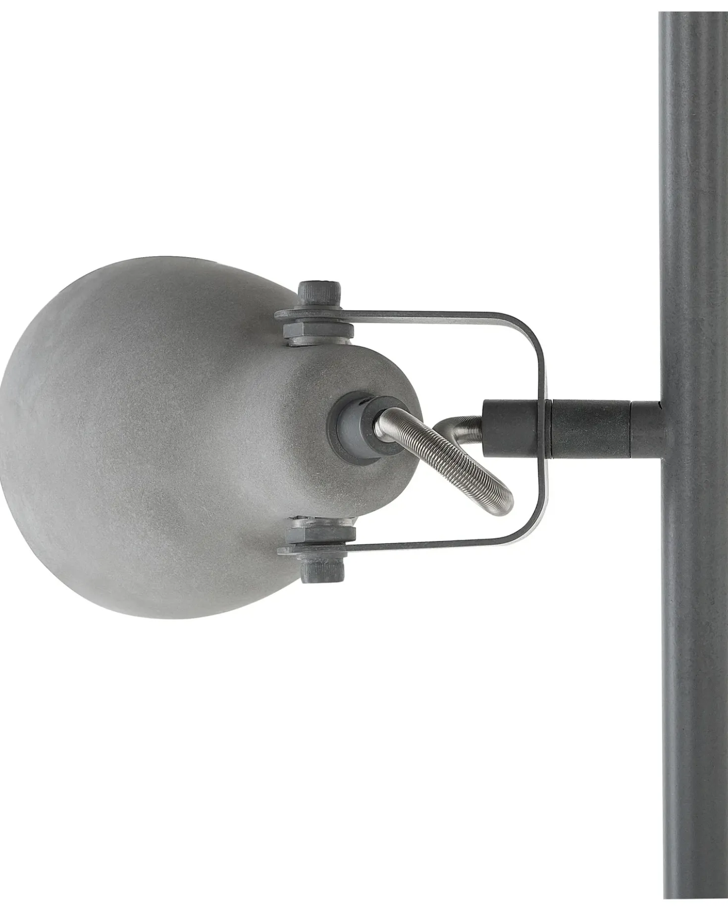 Lampada da pavimento MISTAGO Regolabile Cemento Grigio