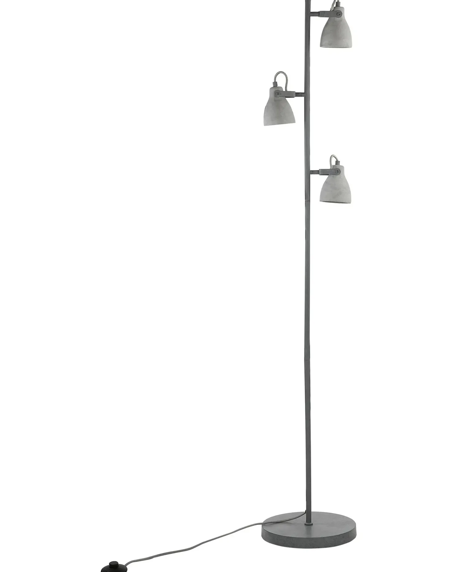 Lampada da pavimento MISTAGO Regolabile Cemento Grigio