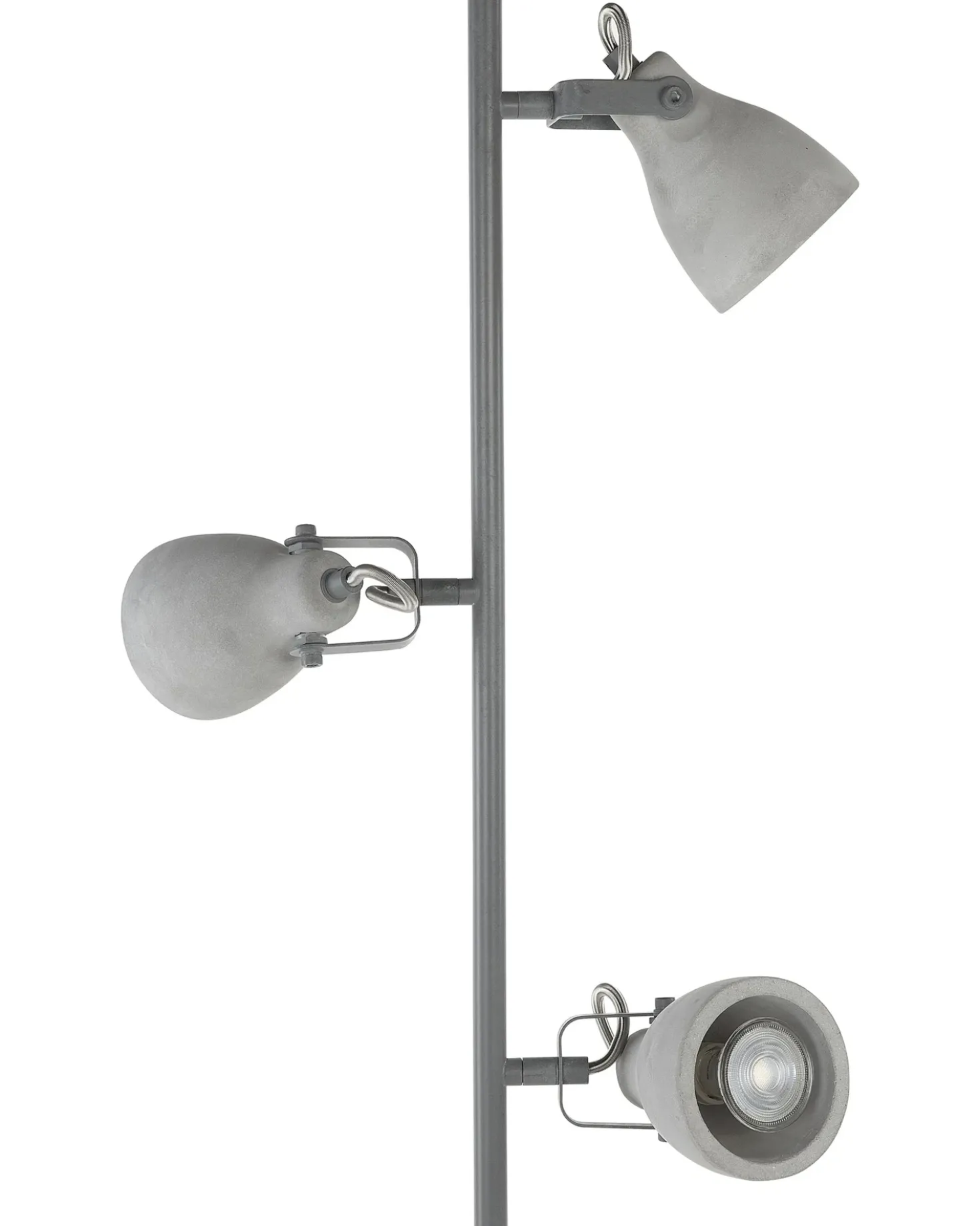 Lampada da pavimento MISTAGO Regolabile Cemento Grigio