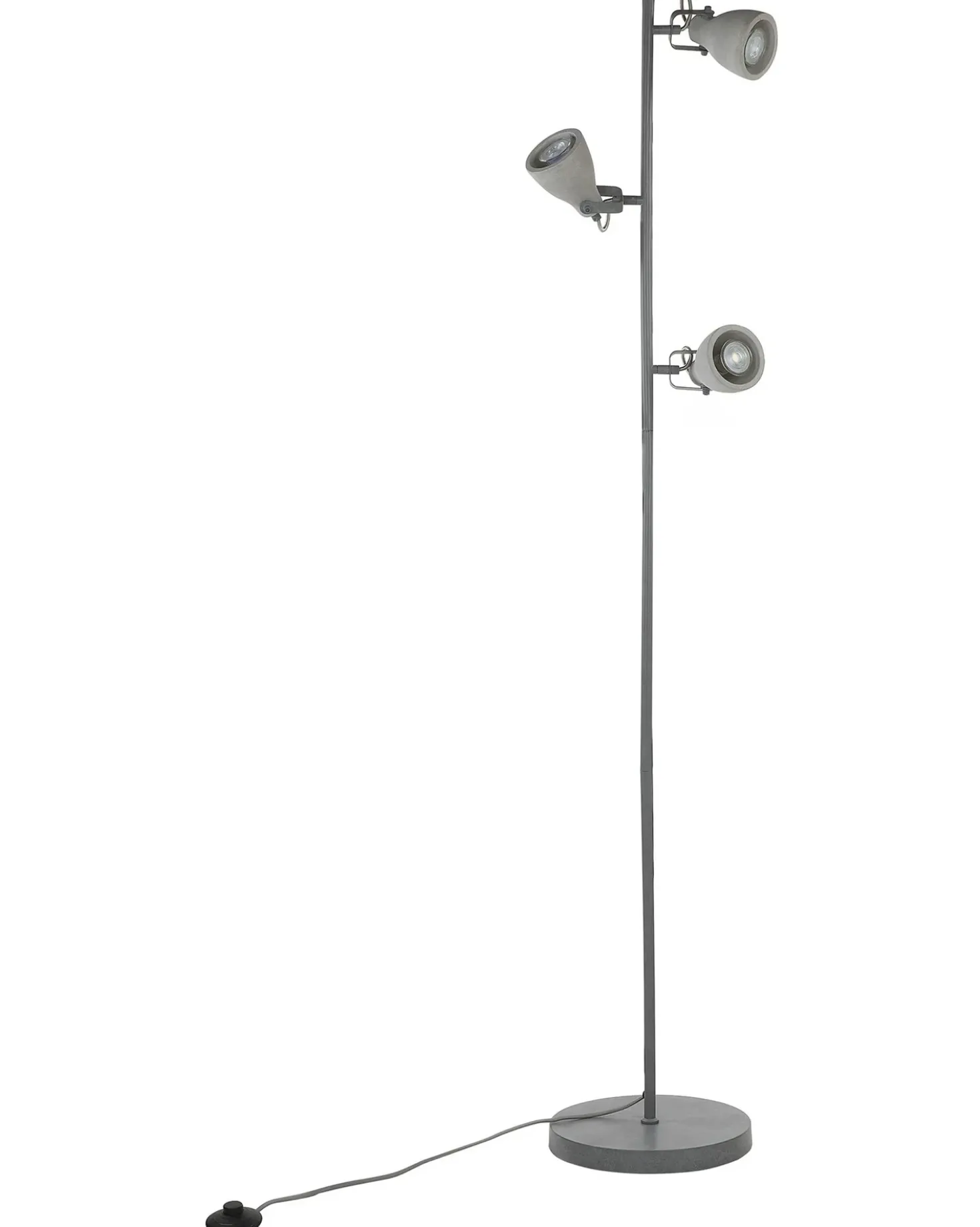 Lampada da pavimento MISTAGO Regolabile Cemento Grigio