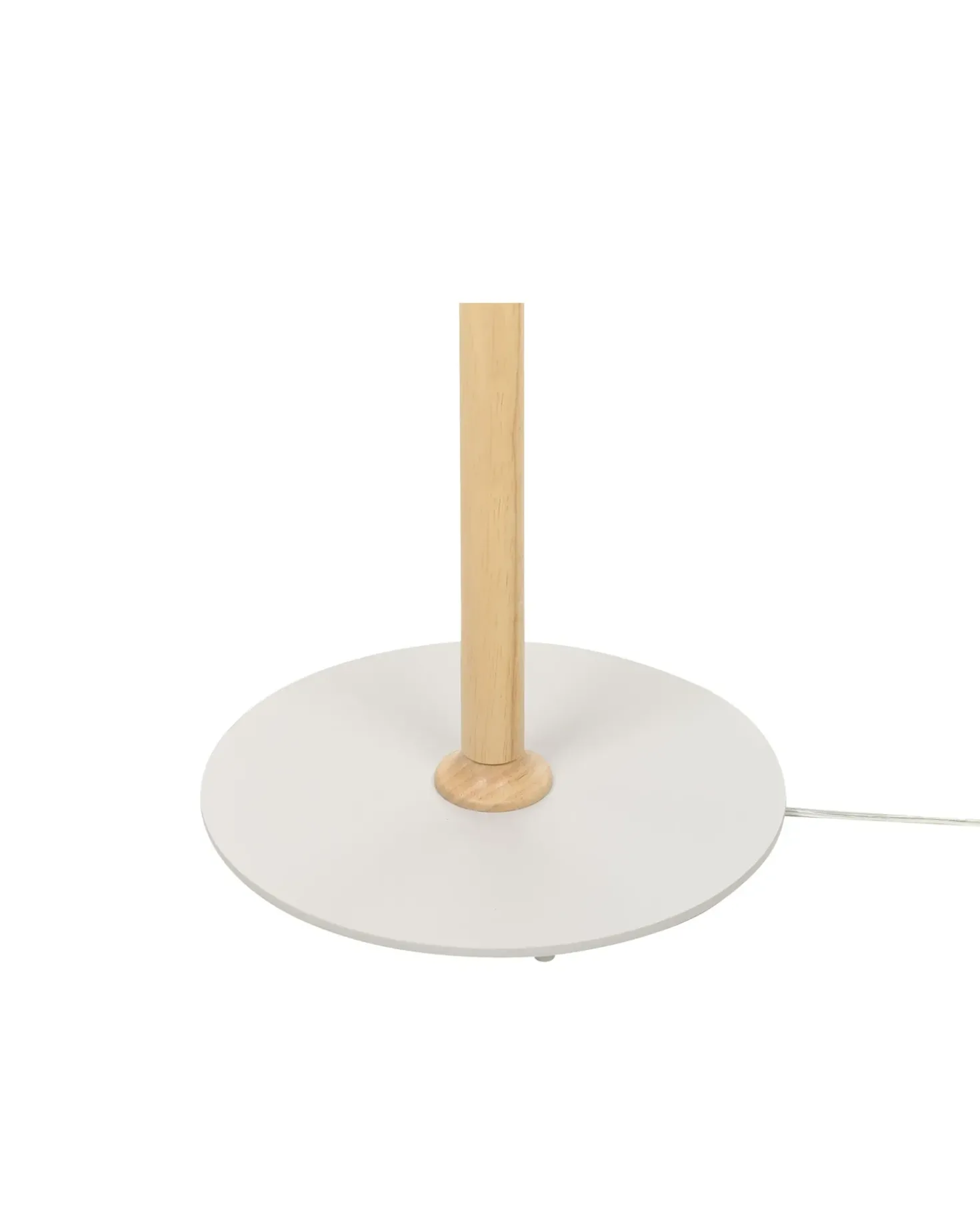 Lampada da pavimento MOPPY Legno di quercia Bianco