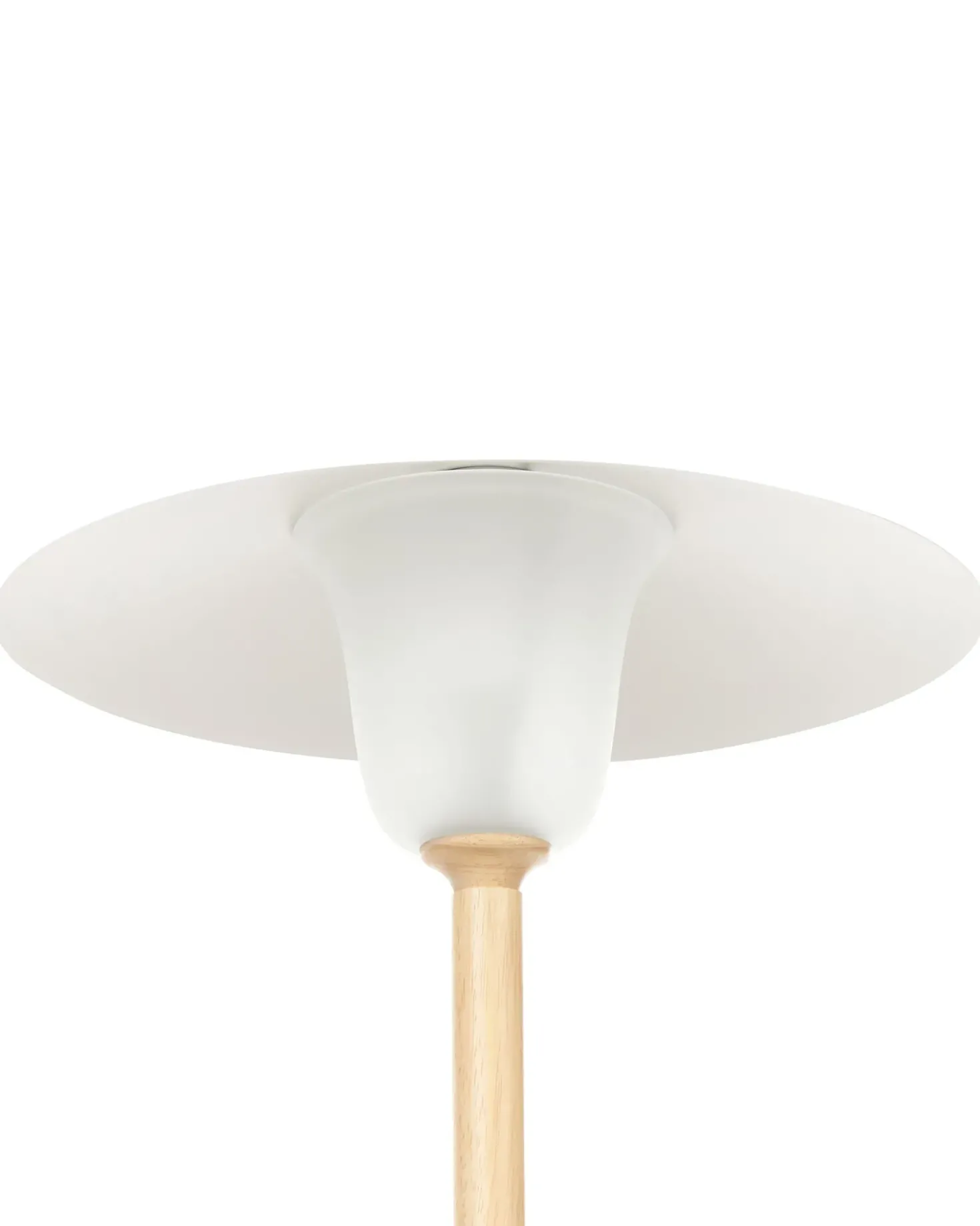 Lampada da pavimento MOPPY Legno di quercia Bianco