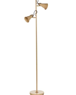 Lampada da pavimento MOYOLA Regolabile Metallo Beige