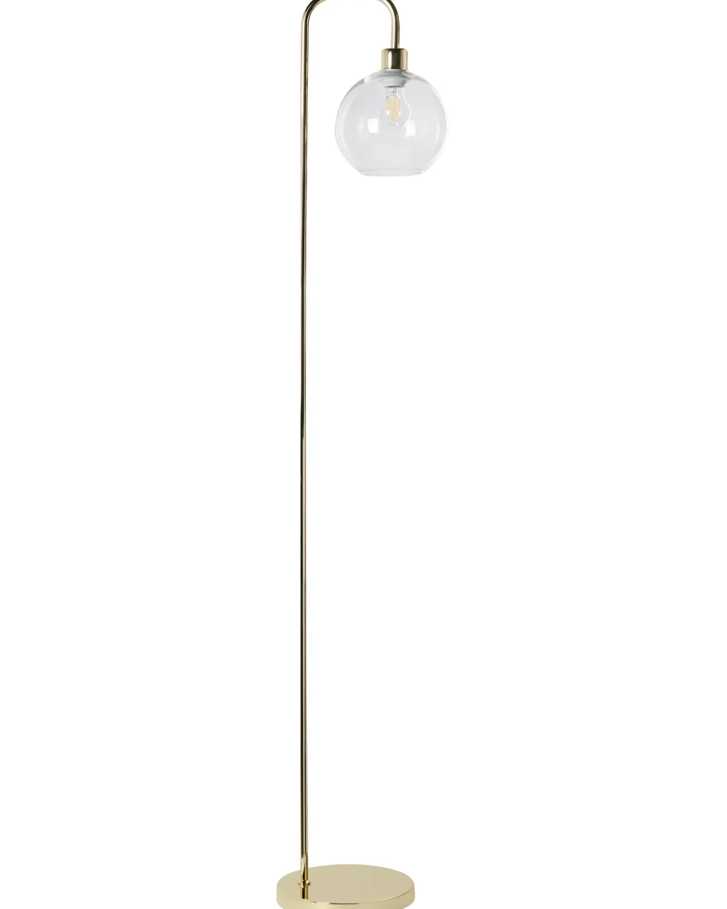 Lampada da pavimento OKAVANGO Metallo Oro