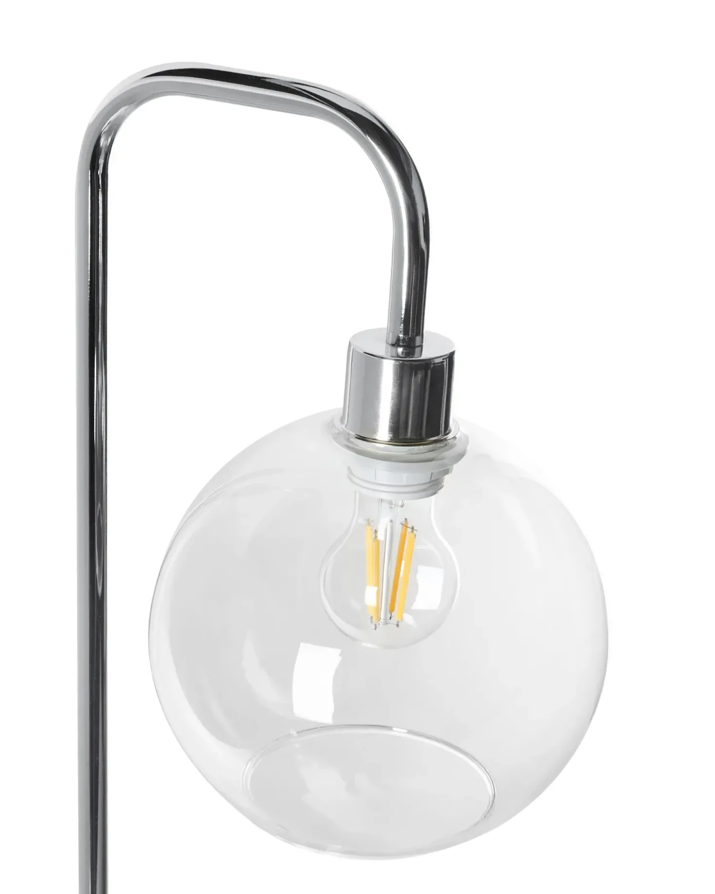 Lampada da pavimento OKAVANGO Metallo Argento