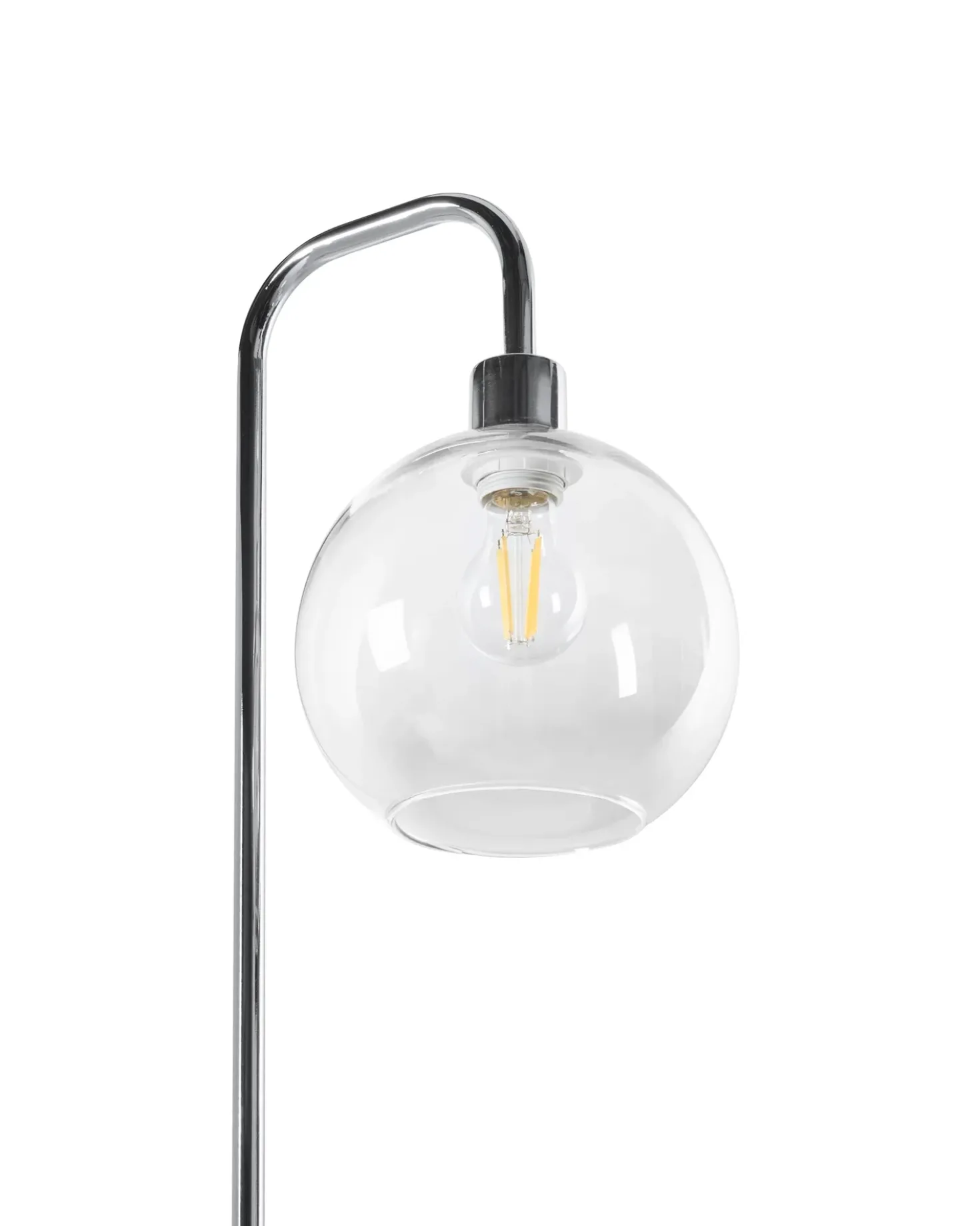 Lampada da pavimento OKAVANGO Metallo Argento
